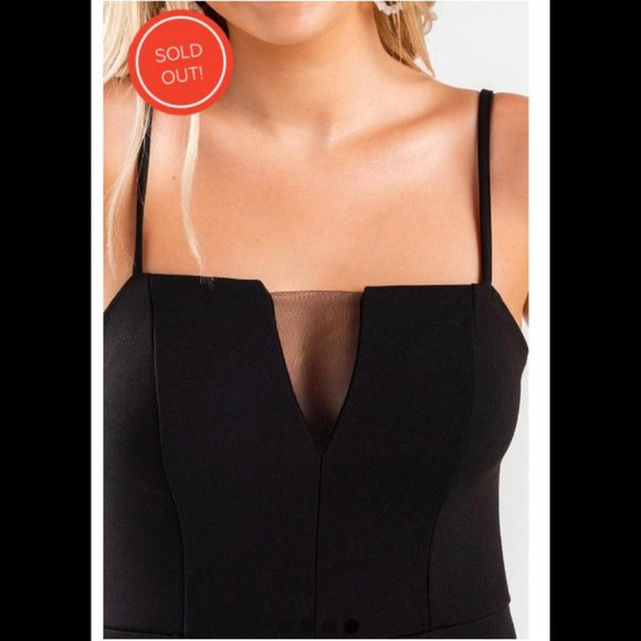 Emellia Mesh Cutout Jumpsuit - Picture 3 of 4